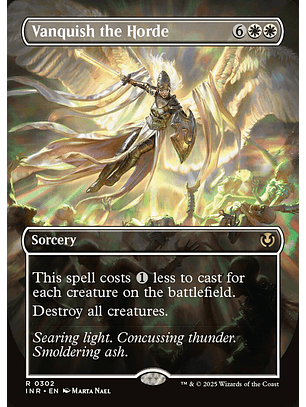 Vanquish the Horde (Borderless) | Español | NM | INR