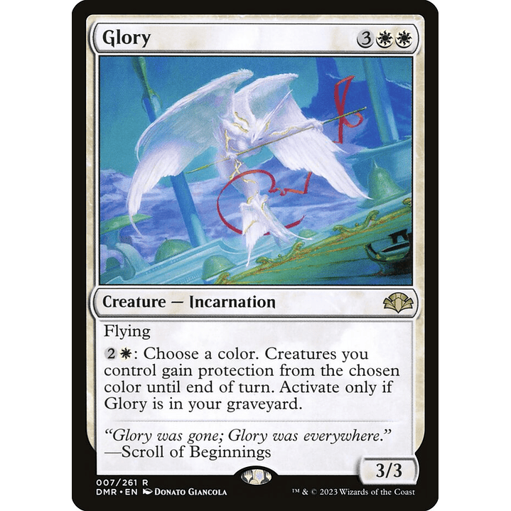 Glory | Inglés | NM | DMR 1