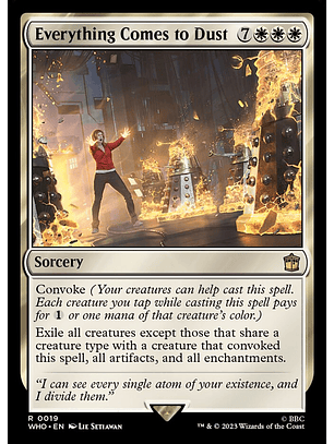 Everything Comes to Dust | Inglés | NM | WHO