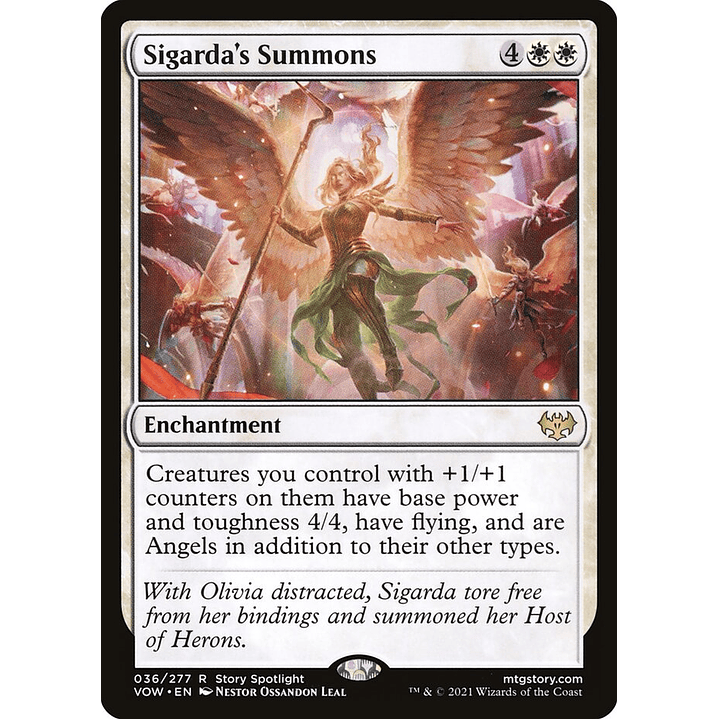 Sigarda's Summons | Inglés | NM | VOW 1