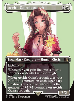 Aerith Gainsborough (Borderless) | Inglés | NM | FIN