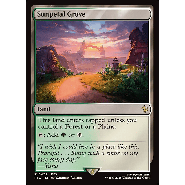 Sunpetal Grove (Surge Foil) | Inglés | NM | FIC 1