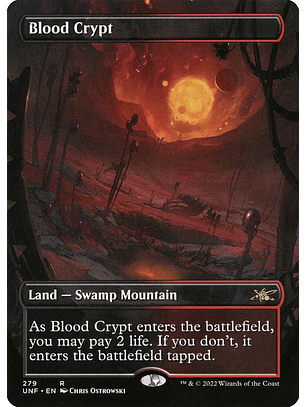 Blood Crypt (Borderless foil) | Inglés | NM | UNF