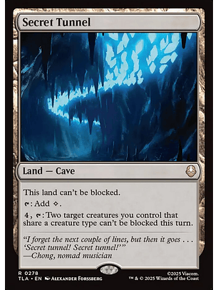 Secret Tunnel | Inglés | NM | TLA