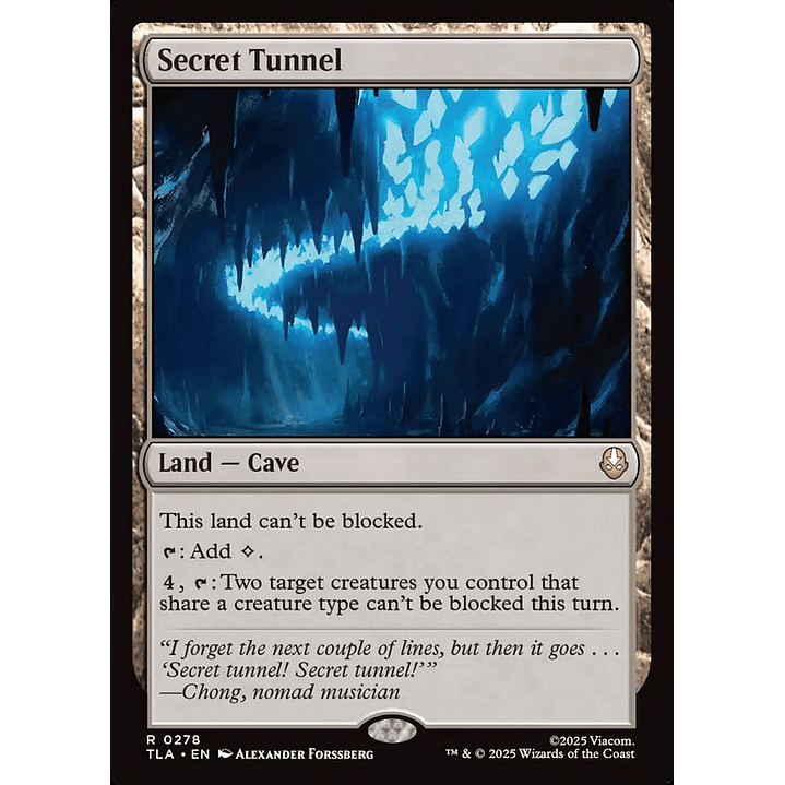 Secret Tunnel | Inglés | NM | TLA 1