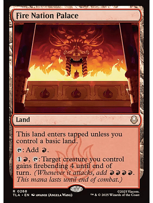 Fire Nation Palace | Inglés | NM | TLA