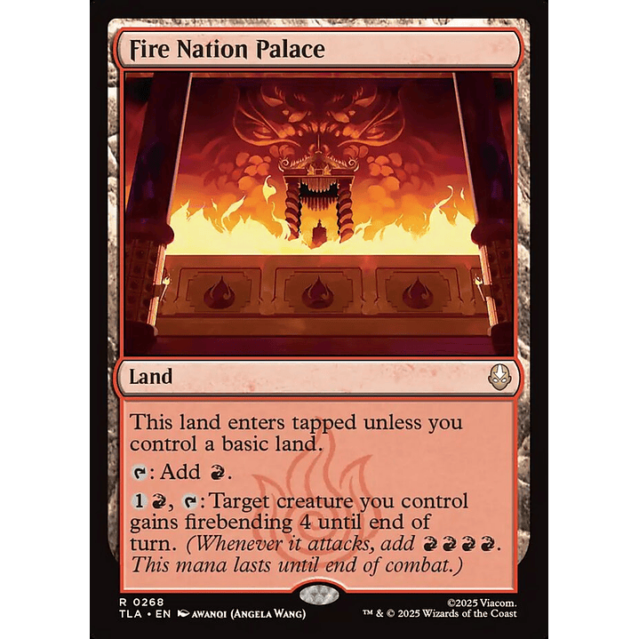 Fire Nation Palace | Inglés | NM | TLA 1