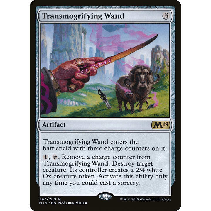 Transmogrifying Wand | Español | NM | M19 1