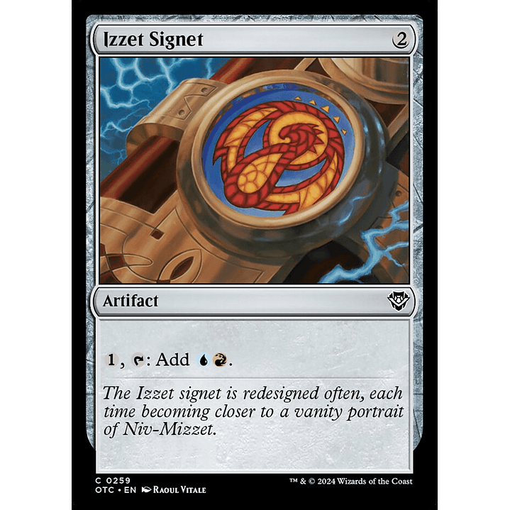 Izzet Signet | Inglés | NM | OTC 1