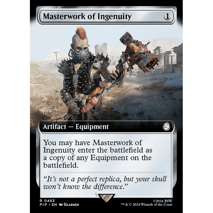 Masterwork of Ingenuity (Extended Art foil) | Inglés | NM | PIP 1