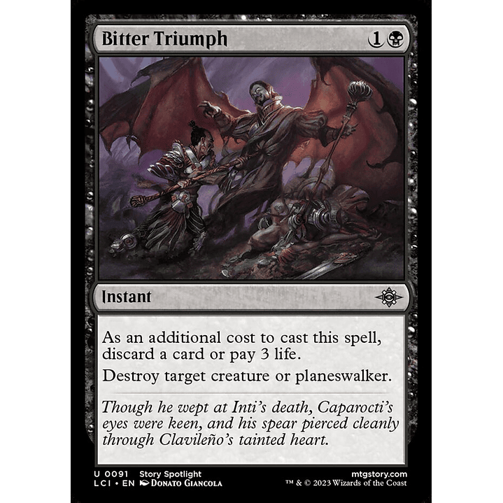 Bitter Triumph | Inglés | NM | LCI 1