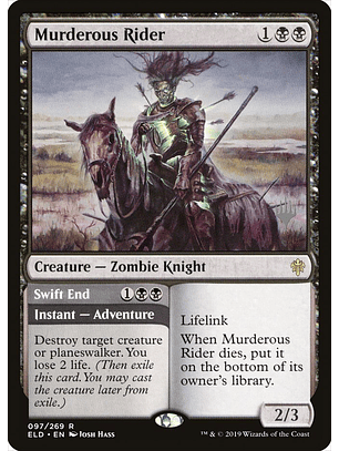 Murderous Rider // Swift End | Inglés | NM | PELD