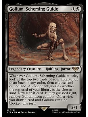 Gollum, Scheming Guide | Inglés | NM | LTR