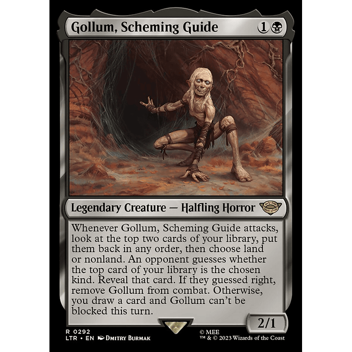 Gollum, Scheming Guide | Inglés | NM | LTR 1