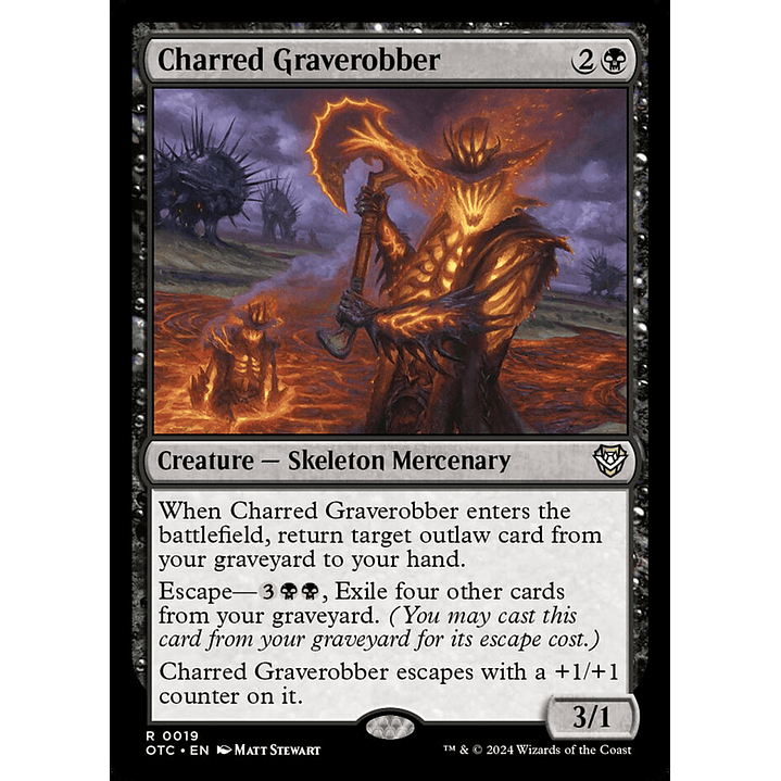 Charred Graverobber | Inglés | NM | OTC 1