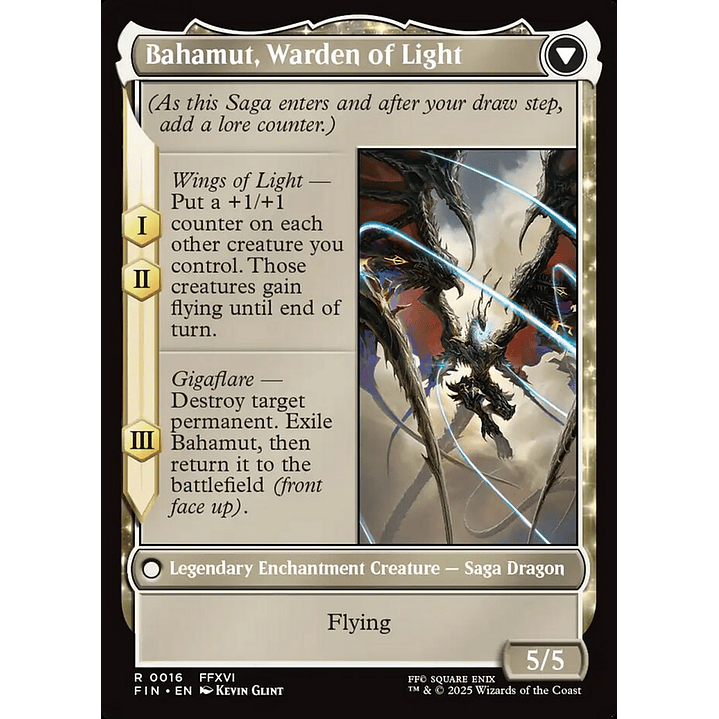 Dion, Bahamut's Dominant // Bahamut, Warden of Light | Español | NM | FIN 2