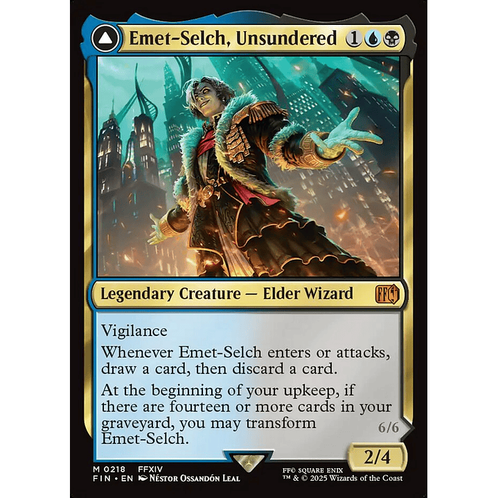 Emet-Selch, Unsundered // Hades, Sorcerer of Eld | Español | NM | FIN 1