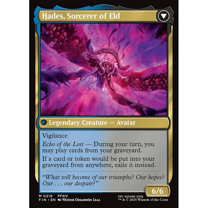 Emet-Selch, Unsundered // Hades, Sorcerer of Eld | Español | NM | FIN 2