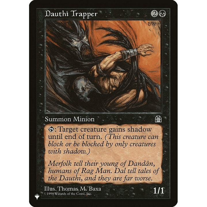 Dauthi Trapper (Retro Frame) | Inglés | NM | PLST 1