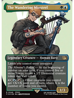 The Wandering Minstrel (Surge Foil foil) | Inglés | NM | FIN