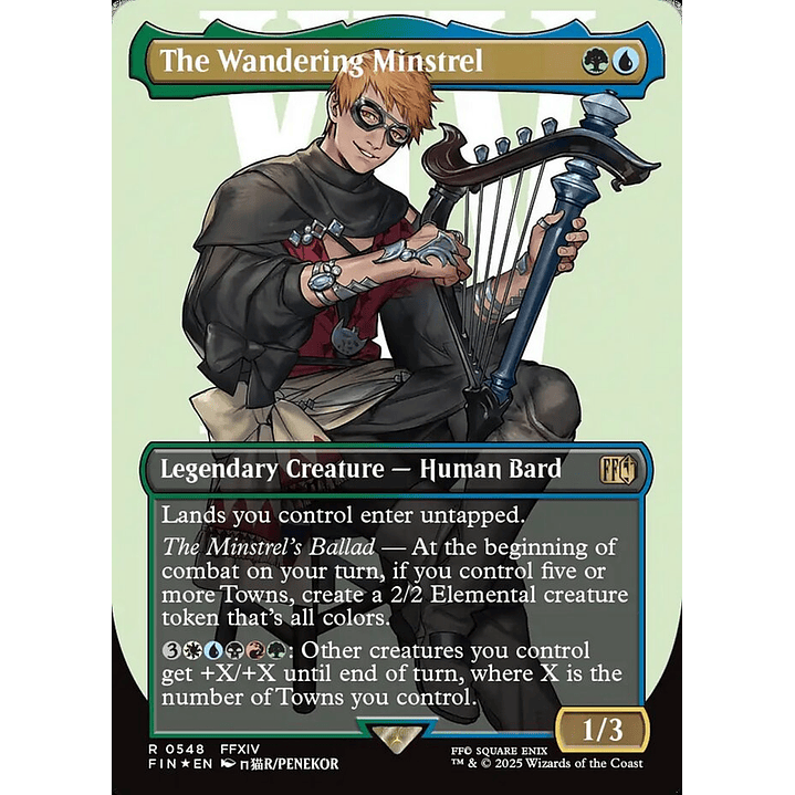 The Wandering Minstrel (Surge Foil foil) | Inglés | NM | FIN 1