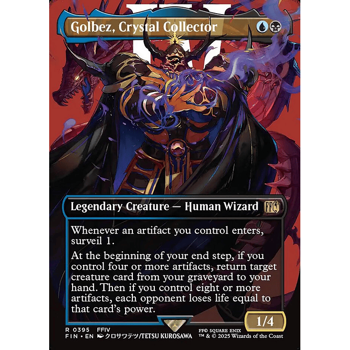 Golbez, Crystal Collector (Borderless) | Inglés | NM | FIN 1
