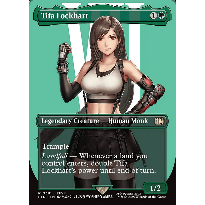 Tifa Lockhart (Borderless) | Inglés | NM | FIN 1
