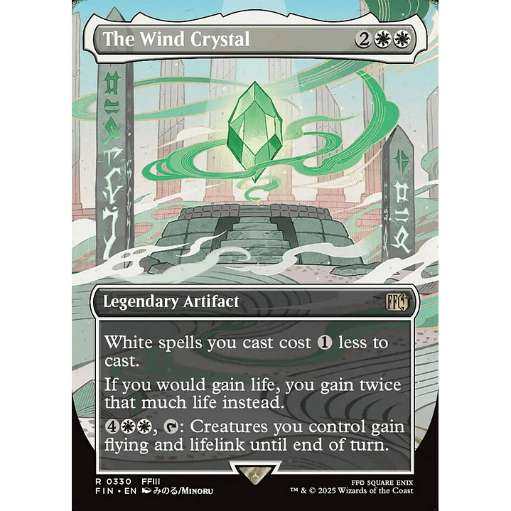 The Wind Crystal (Borderless) | Inglés | NM | FIN 1