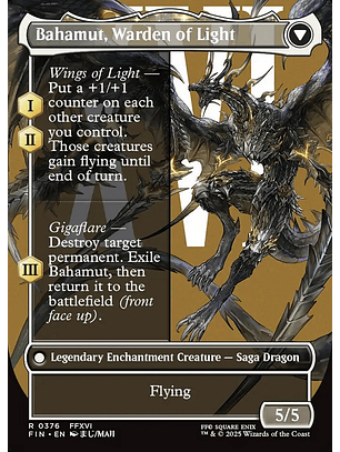 Dion, Bahamut's Dominant // Bahamut, Warden of Light (Borderless) | Inglés | NM | FIN