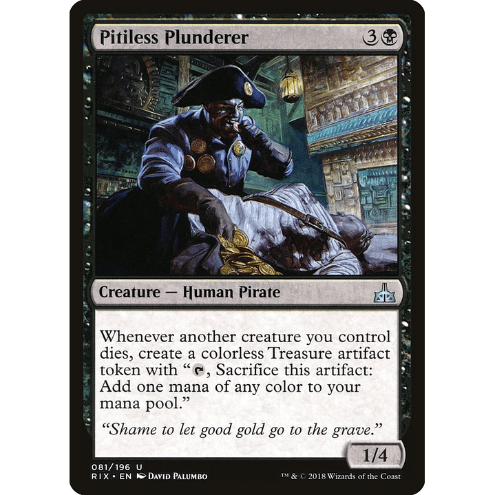 Pitiless Plunderer | Inglés | NM | RIX 1