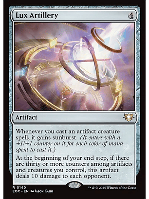 Lux Artillery | Inglés | NM | EOC