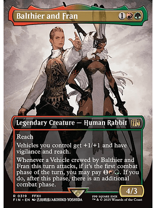 Balthier and Fran (Borderless) | Inglés | NM | FIN