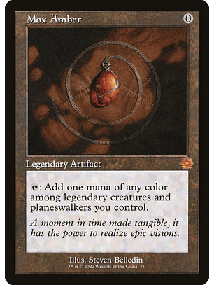 Mox Amber (Retro Frame foil) | Inglés | NM | BRR