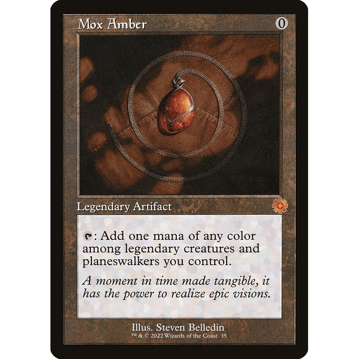 Mox Amber (Retro Frame foil) | Inglés | NM | BRR 1
