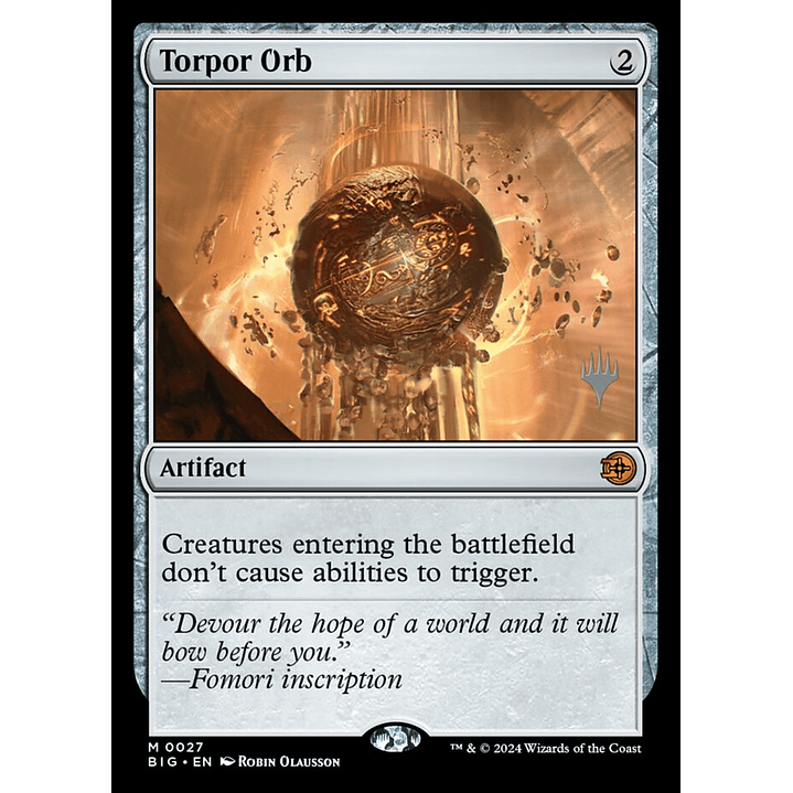 Torpor Orb | Inglés | NM | PBIG 1