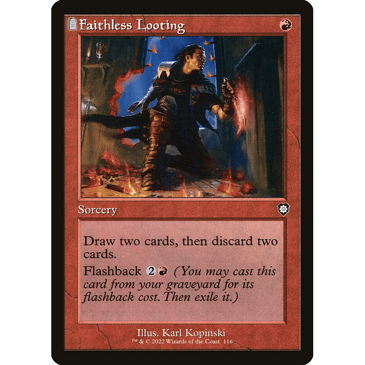 Faithless Looting (Retro Frame) | Español | NM | BRC 1
