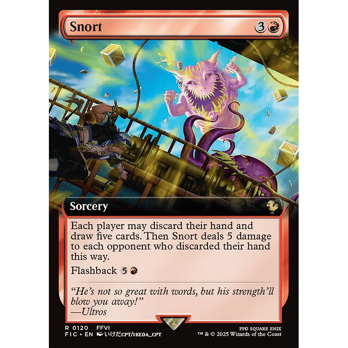 Snort (Extended Art) | Inglés | NM | FIC 1