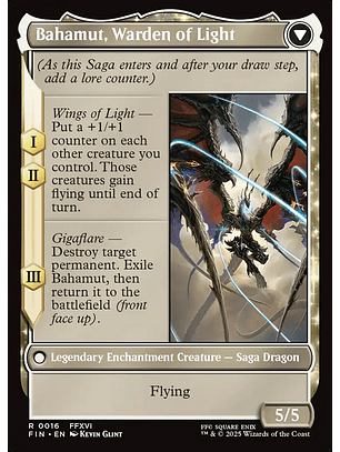 Dion, Bahamut's Dominant // Bahamut, Warden of Light | Inglés | NM | FIN