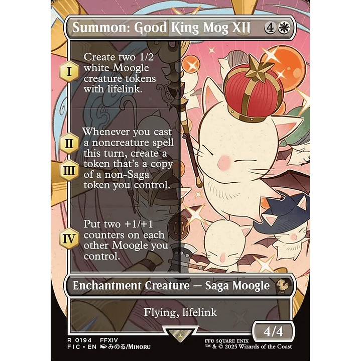Summon: Good King Mog XII (Borderless) | Inglés | NM | FIC 1