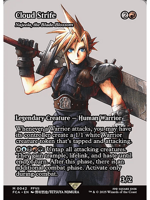 Najeela, the Blade-Blossom (Borderless) | Inglés | NM | FCA