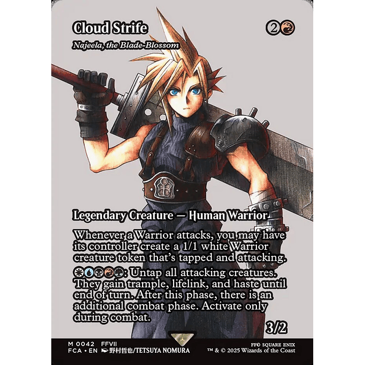 Najeela, the Blade-Blossom (Borderless) | Inglés | NM | FCA 1