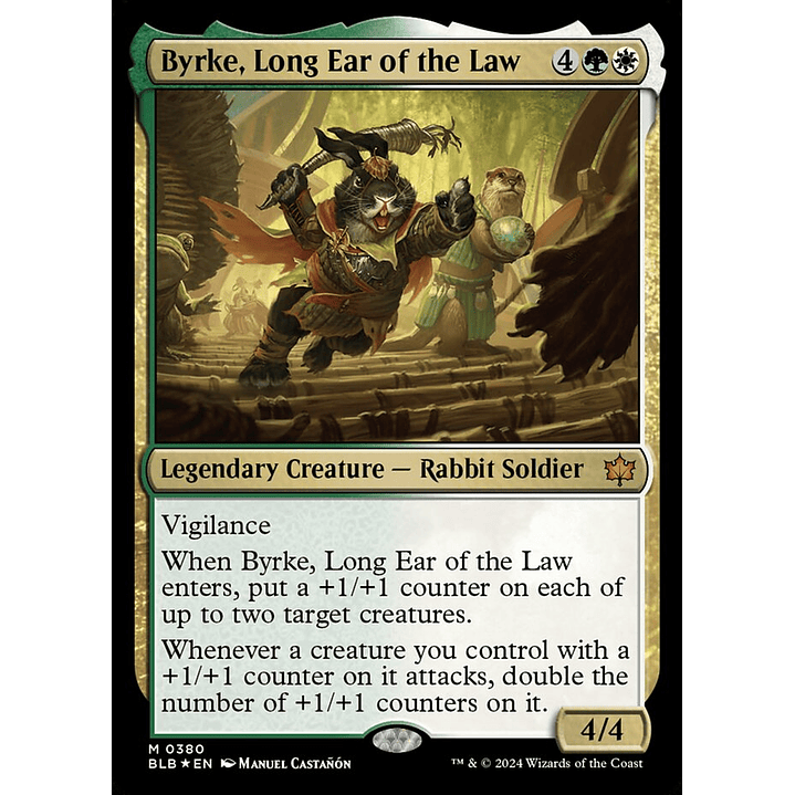 Byrke, Long Ear of the Law (foil) | Español | NM | BLB 1