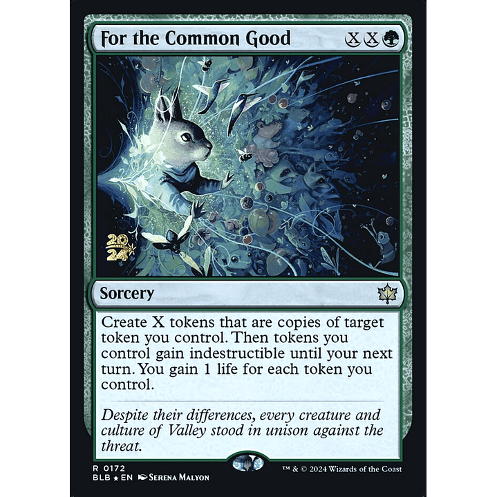 For the Common Good (Launch foil) | Español | NM | PBLB 1