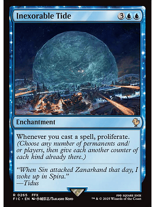 Inexorable Tide (Surge Foil) | Español | NM | FIC