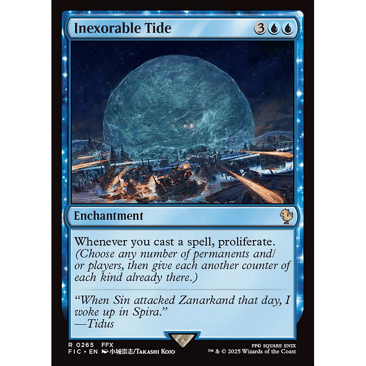 Inexorable Tide (Surge Foil) | Español | NM | FIC 1