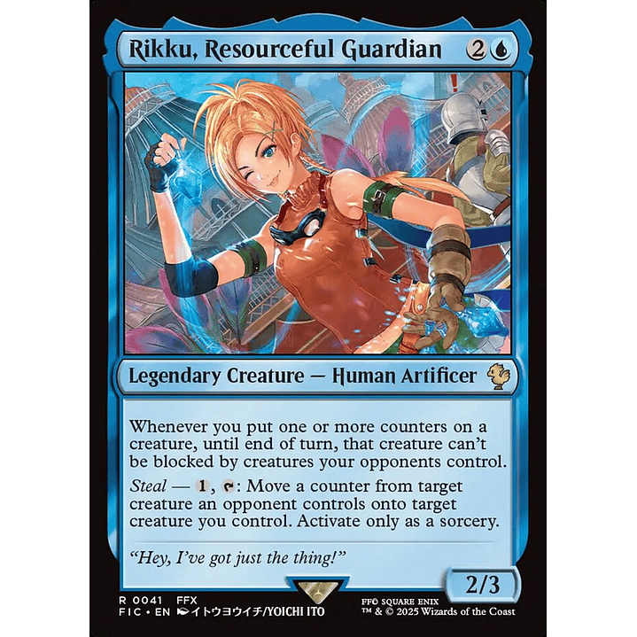 Rikku, Resourceful Guardian (Surge Foil) | Español | NM | FIC 1