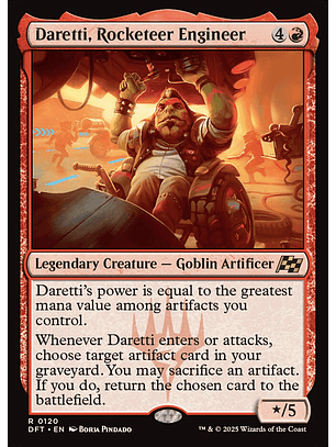 Daretti, Rocketeer Engineer | Español | NM | DFT