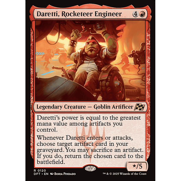 Daretti, Rocketeer Engineer | Español | NM | DFT 1