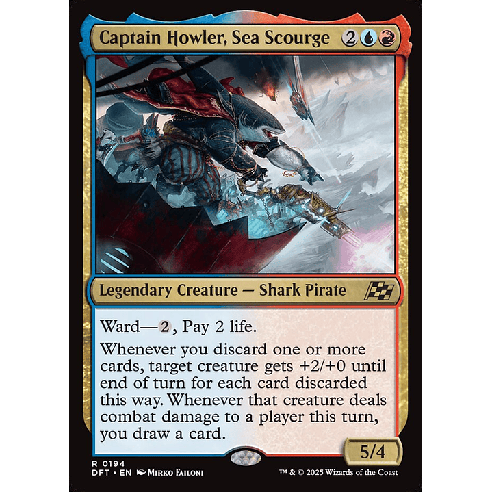 Captain Howler, Sea Scourge | Español | NM | DFT 1