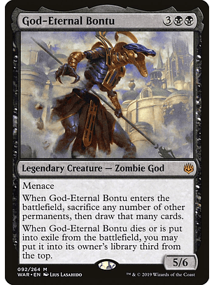 God-Eternal Bontu | Inglés | NM | WAR